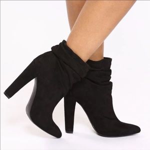 Olivia Jaymes Taupe Slouchy Ankle Booties